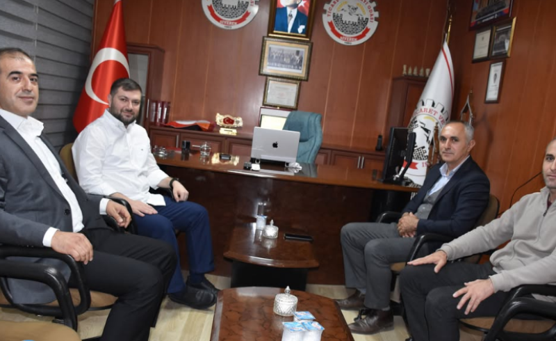 Denetim serbestlik müdürümüz ve ekibi başkanımıza hayırlı olsun ziyaretinde bulundu.